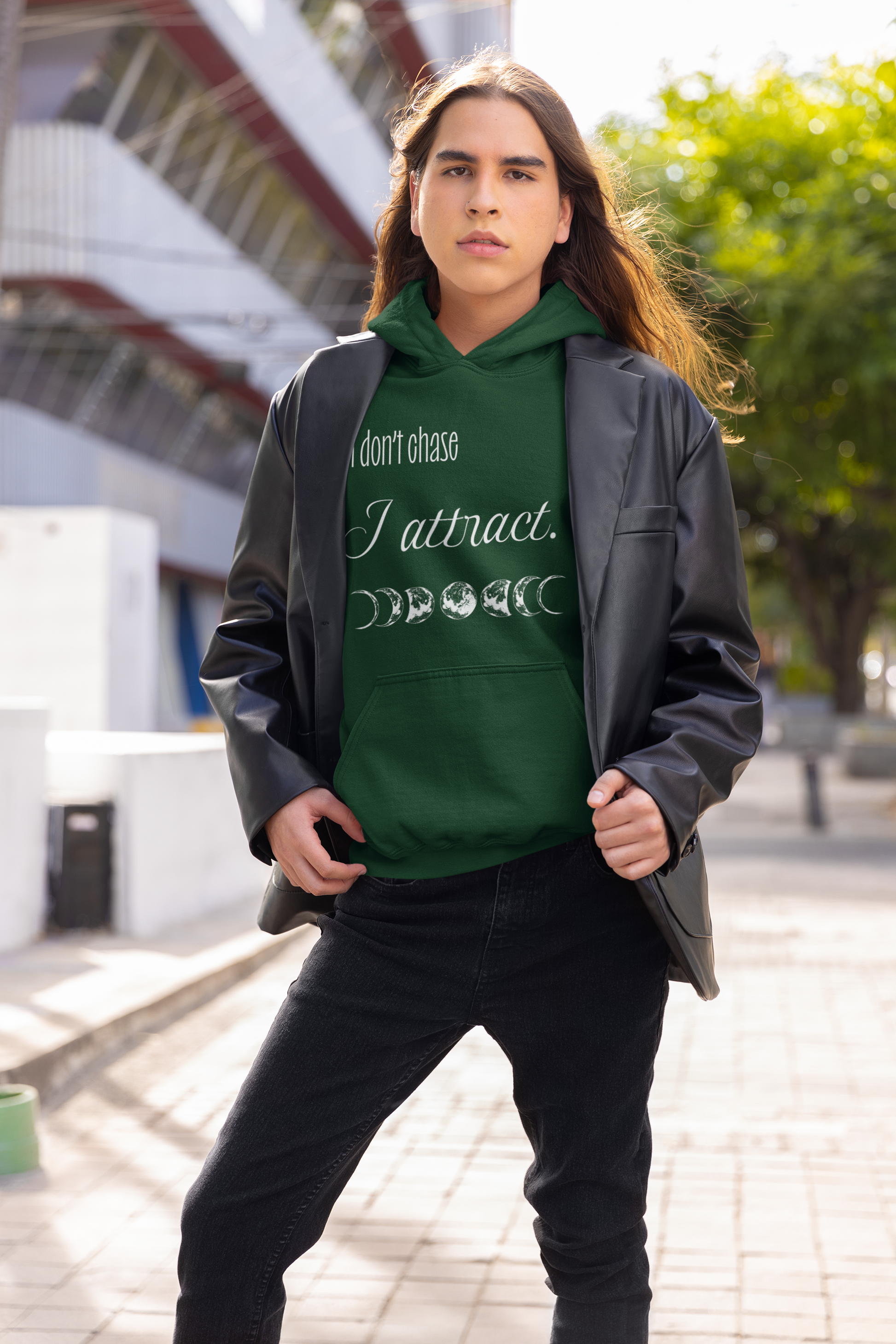 spiritual-hoodie-law-attraction-unisex-forest-green